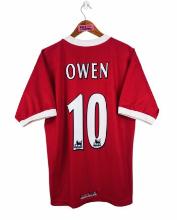maillot vintage domicile Liverpool 1998/2000 floqué Owen #10