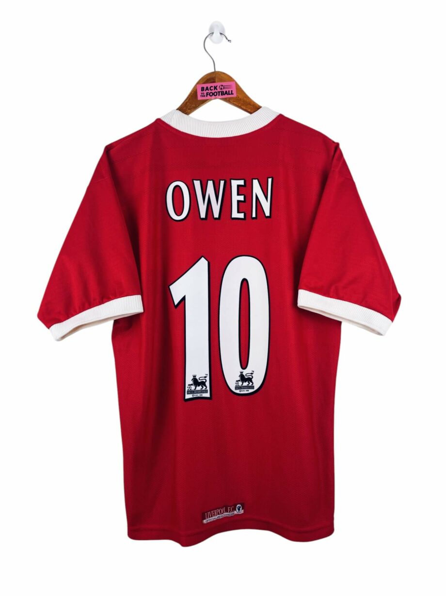 maillot vintage domicile Liverpool 1998/2000 floqué Owen #10