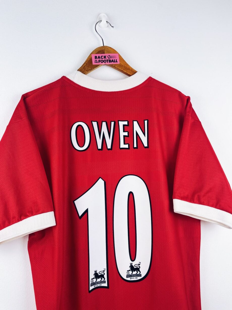 maillot vintage domicile Liverpool 1998/2000 floqué Owen #10