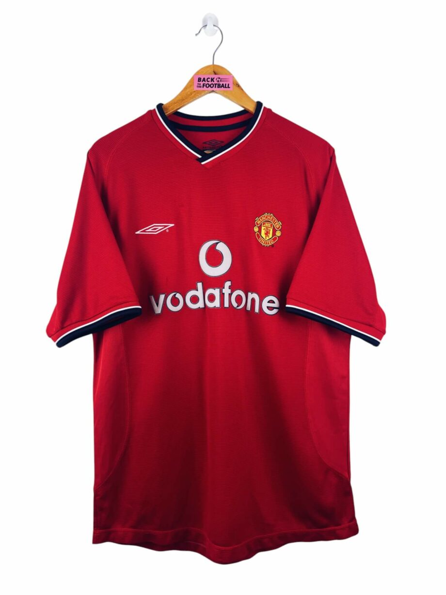 maillot vintage domicile Manchester United 2000/2002 floqué Beckham #7