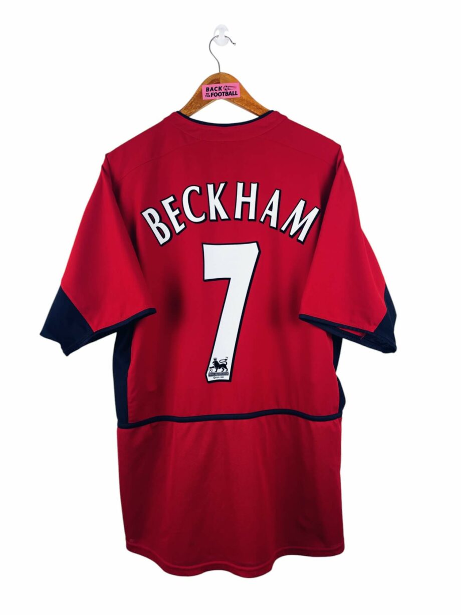maillot vintage domicile Manchester United 2002/2004 floqué Beckham #7