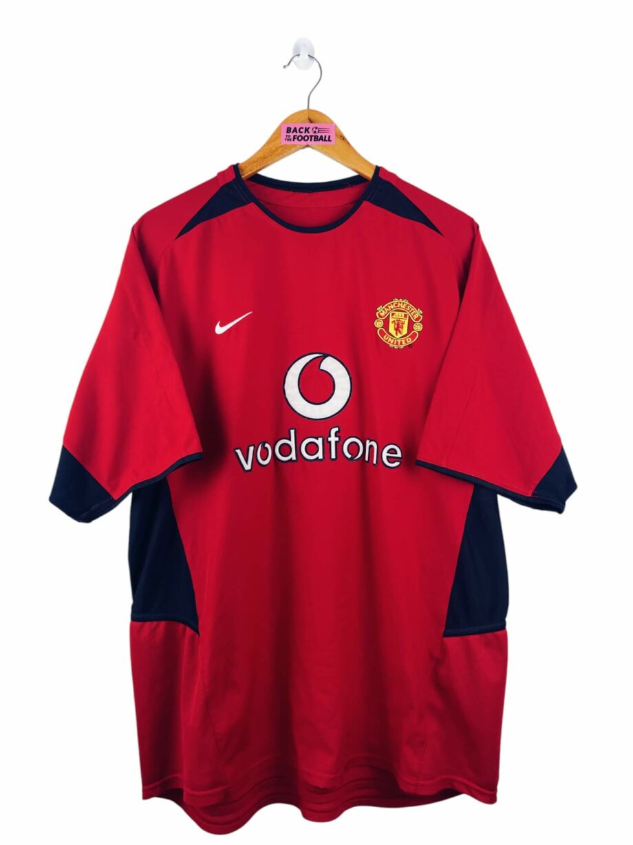 maillot vintage domicile Manchester United 2002/2004 floqué Beckham #7