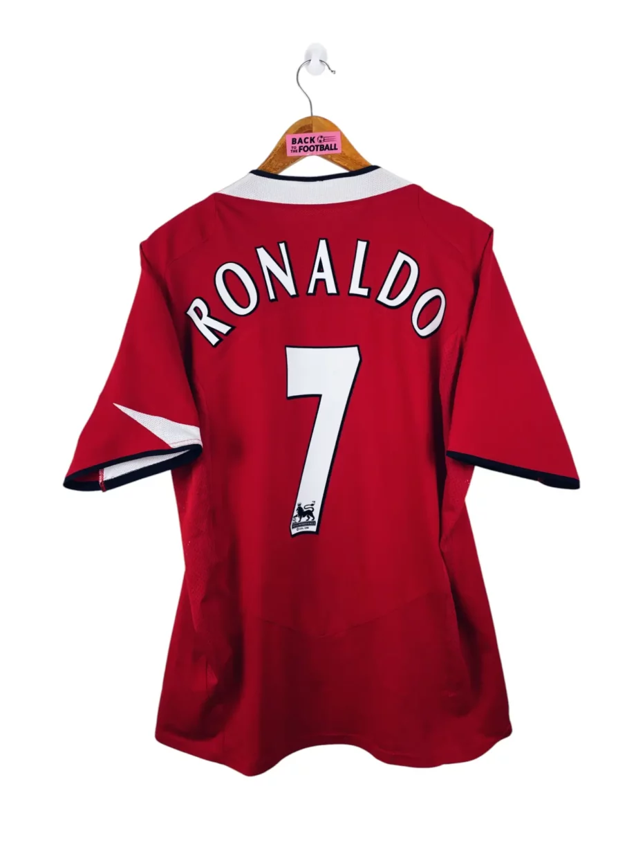 maillot vintage domicile Manchester United 2004/2006 floqué Ronaldo #7