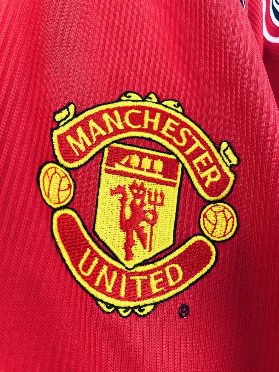 maillot vintage domicile Manchester United 1998/2000 floqué Beckham #7