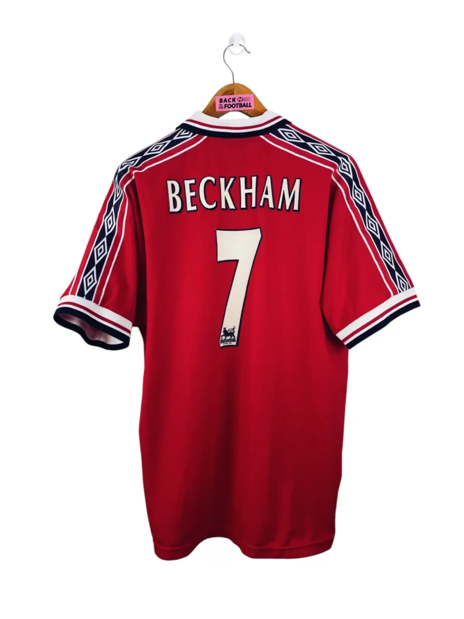maillot vintage domicile Manchester United 1998/2000 floqué Beckham #7