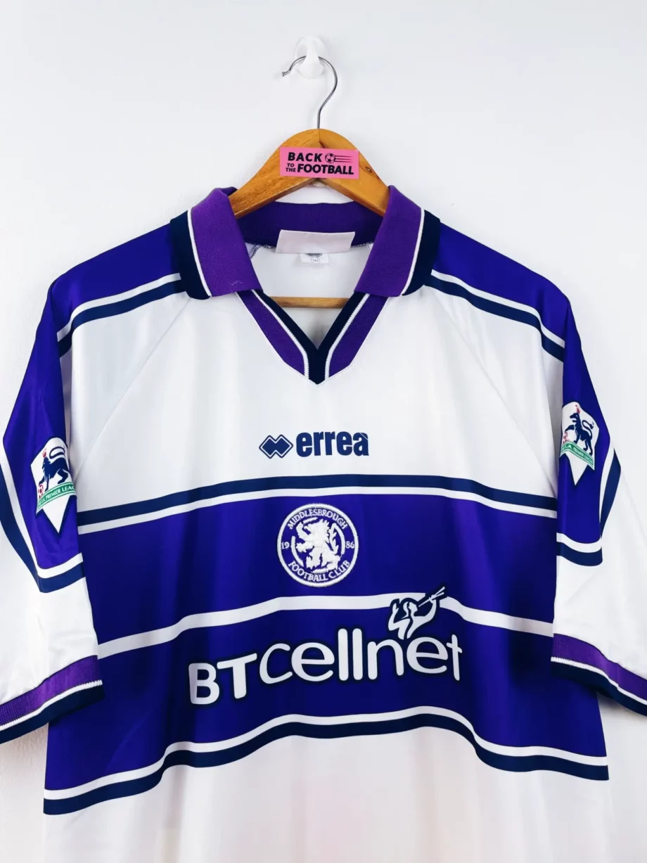 maillot vintage extérieur Middlesbrough 1999/2000 floqué Juninho #23