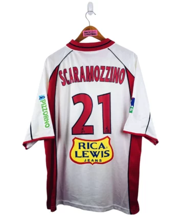 maillot vintage third OGC Nice 2003/2004 porté (match worn) ou préparé (match issue) pour Scaramozzino #21