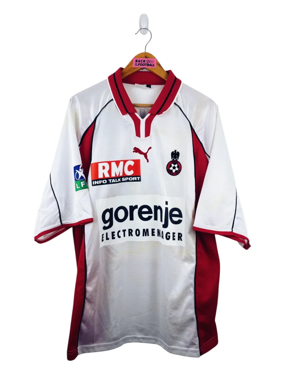 maillot vintage third OGC Nice 2003/2004 porté (match worn) ou préparé (match issue) pour Scaramozzino #21