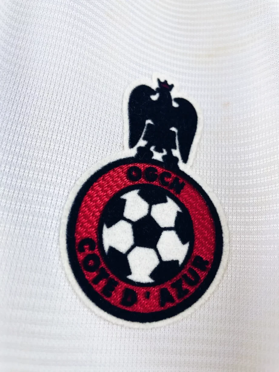 maillot vintage third OGC Nice 2003/2004 porté (match worn) ou préparé (match issue) pour Scaramozzino #21