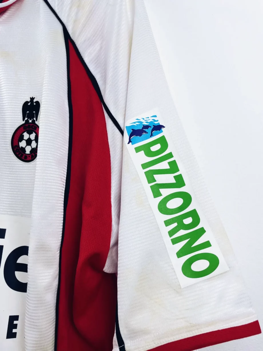 maillot vintage third OGC Nice 2003/2004 porté (match worn) ou préparé (match issue) pour Scaramozzino #21