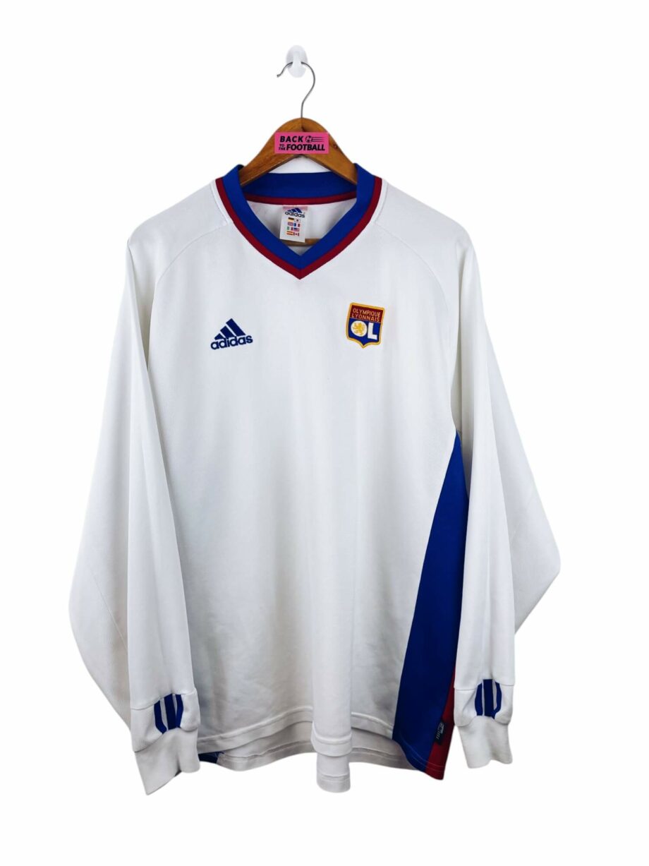 maillot vintage domicile OL 2001/2002 manches longues stock pro (player issue)