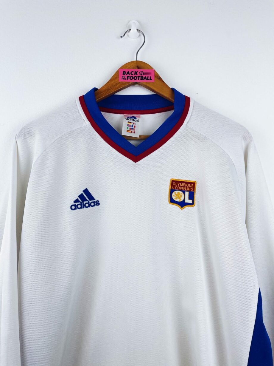 maillot vintage domicile OL 2001/2002 manches longues stock pro (player issue)