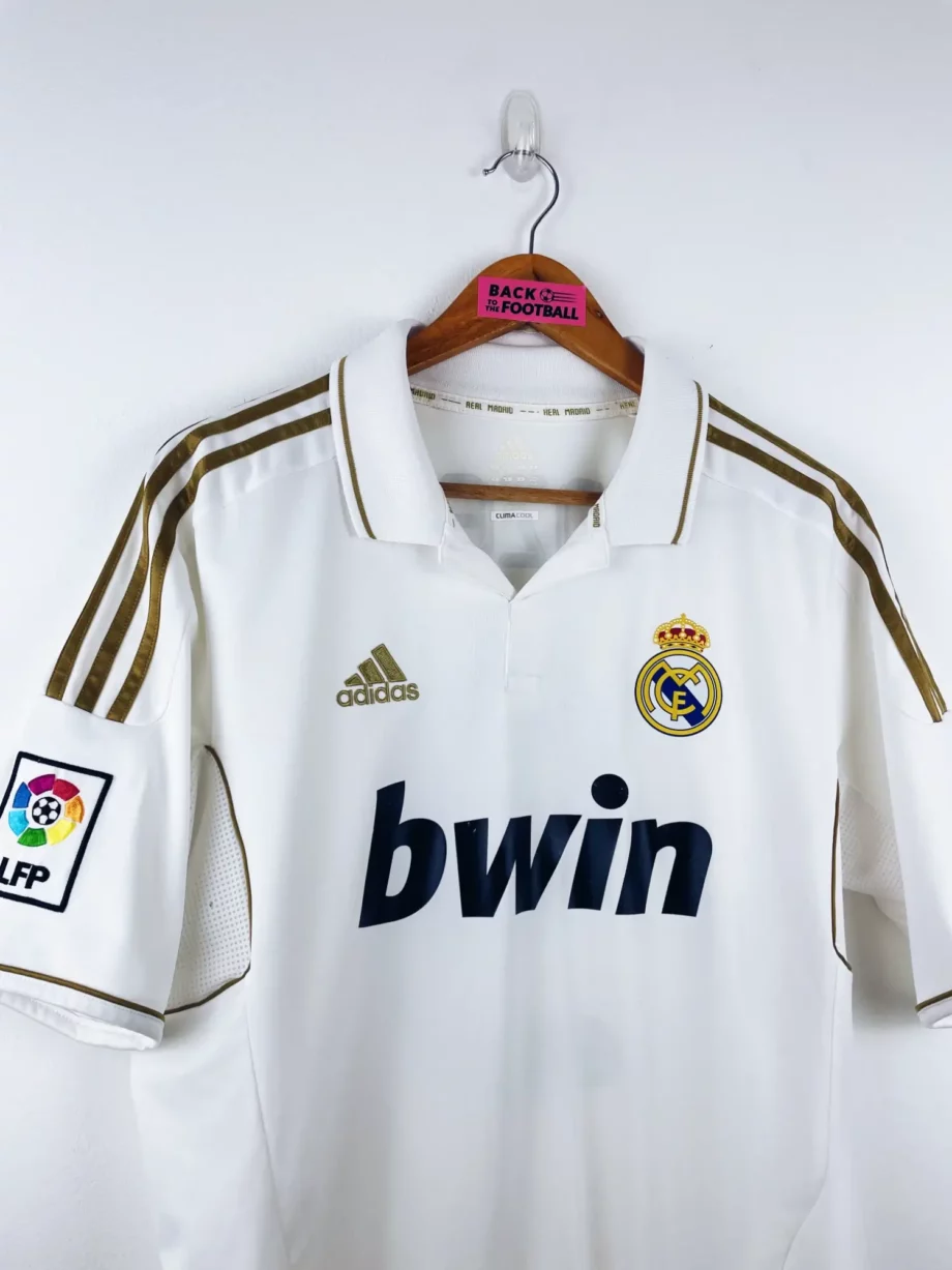 maillot vintage domicile Real Madrid 2011/2012 floqué Benzema #9
