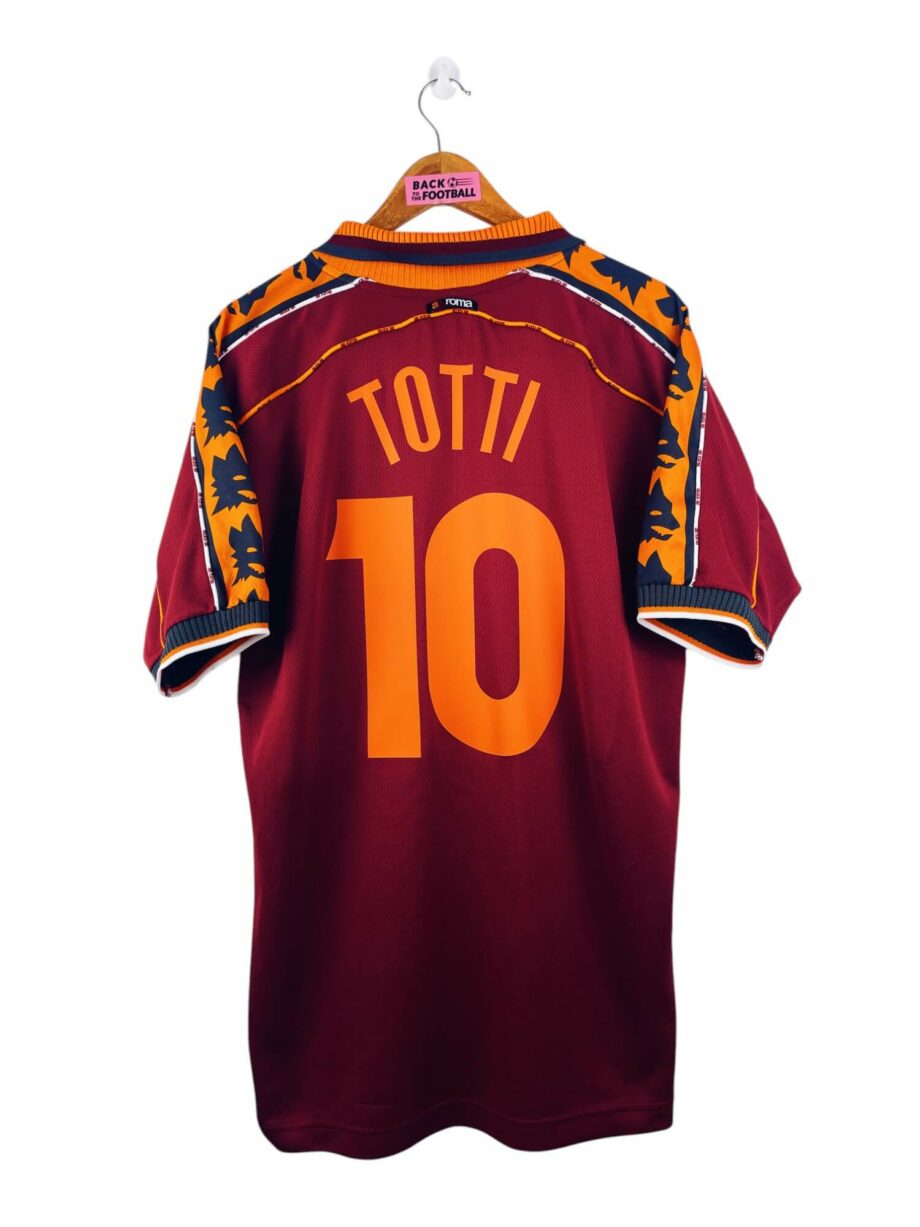 maillot vintage domicile AS Roma 1998/1999 floqué Totti #10