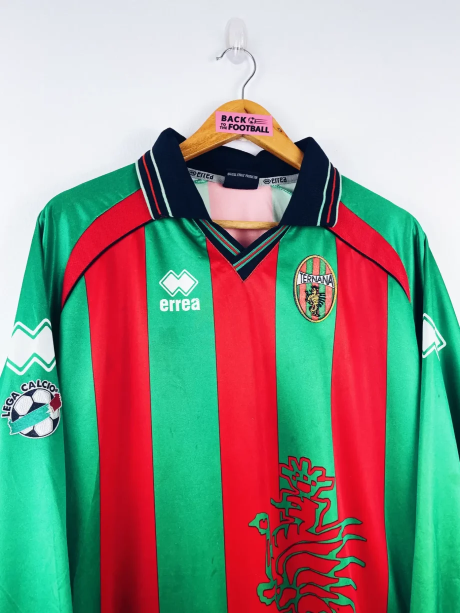 maillot vintage domicile Ternana 2003/2004 préparé (match issue) ou porté (match worn) par Nicola #21