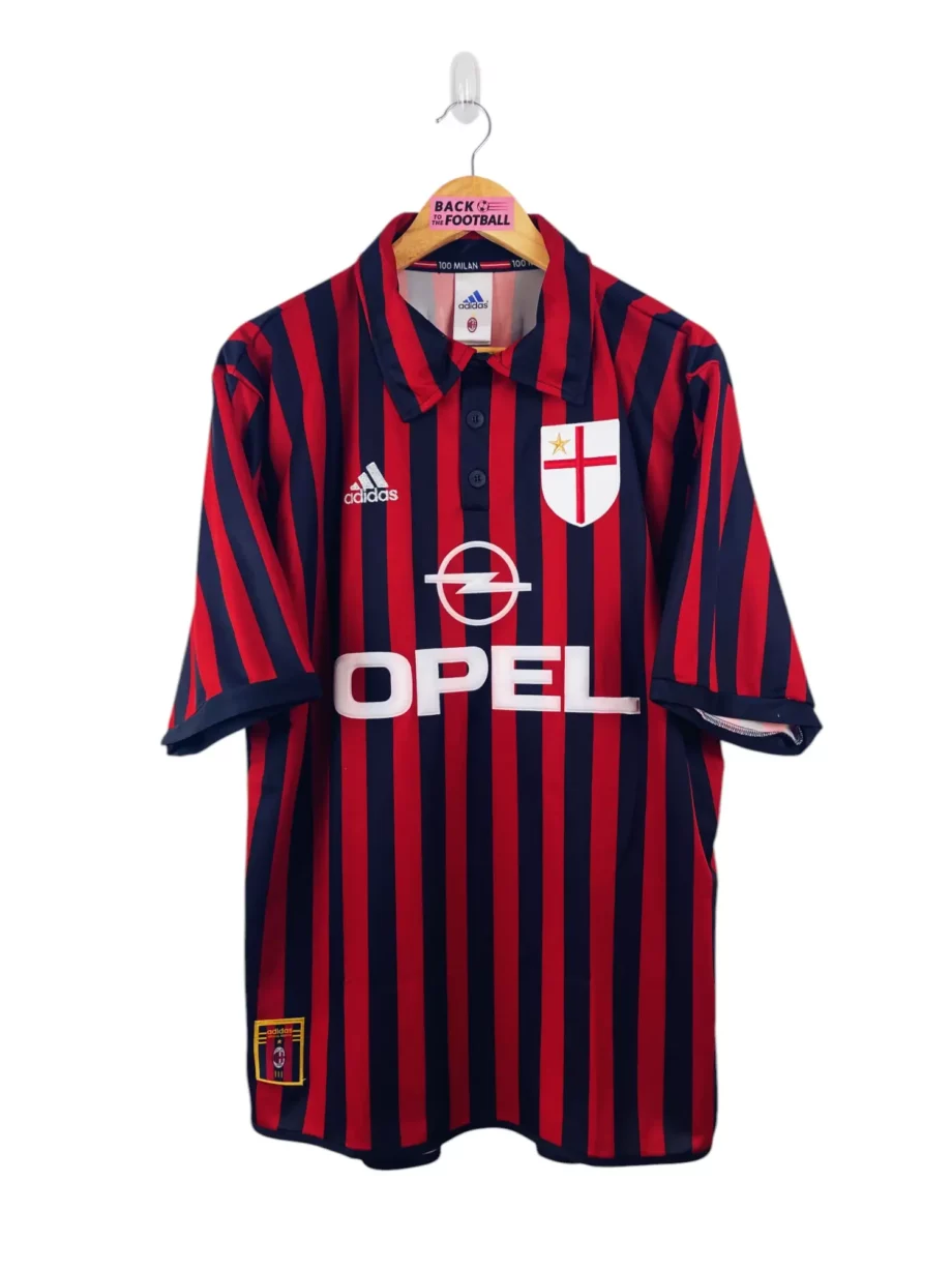maillot vintage centenaire AC Milan 1999/2000 floqué Shevchenko #7