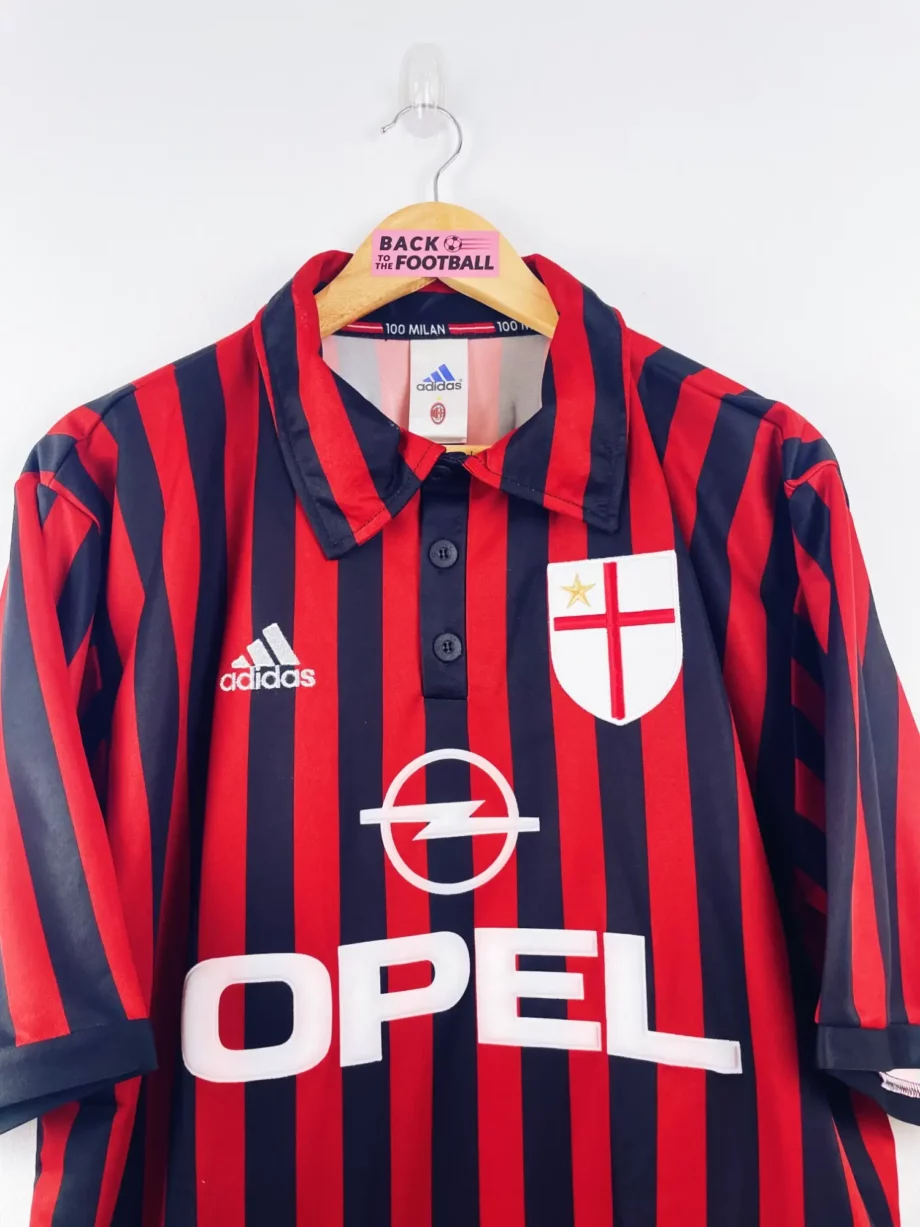 maillot vintage centenaire AC Milan 1999/2000 floqué Shevchenko #7