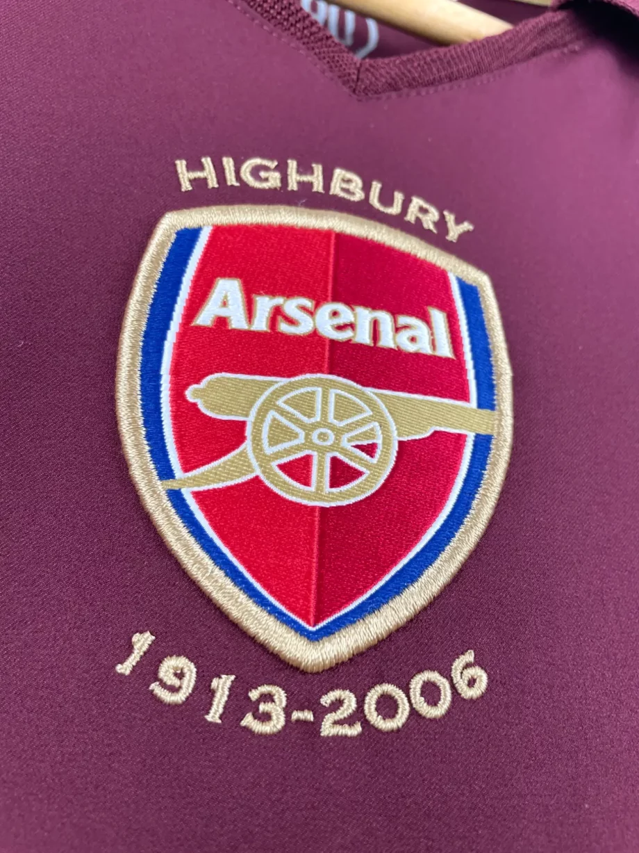 maillot vintage domicile Arsenal 2005/2006 floqué Henry #14