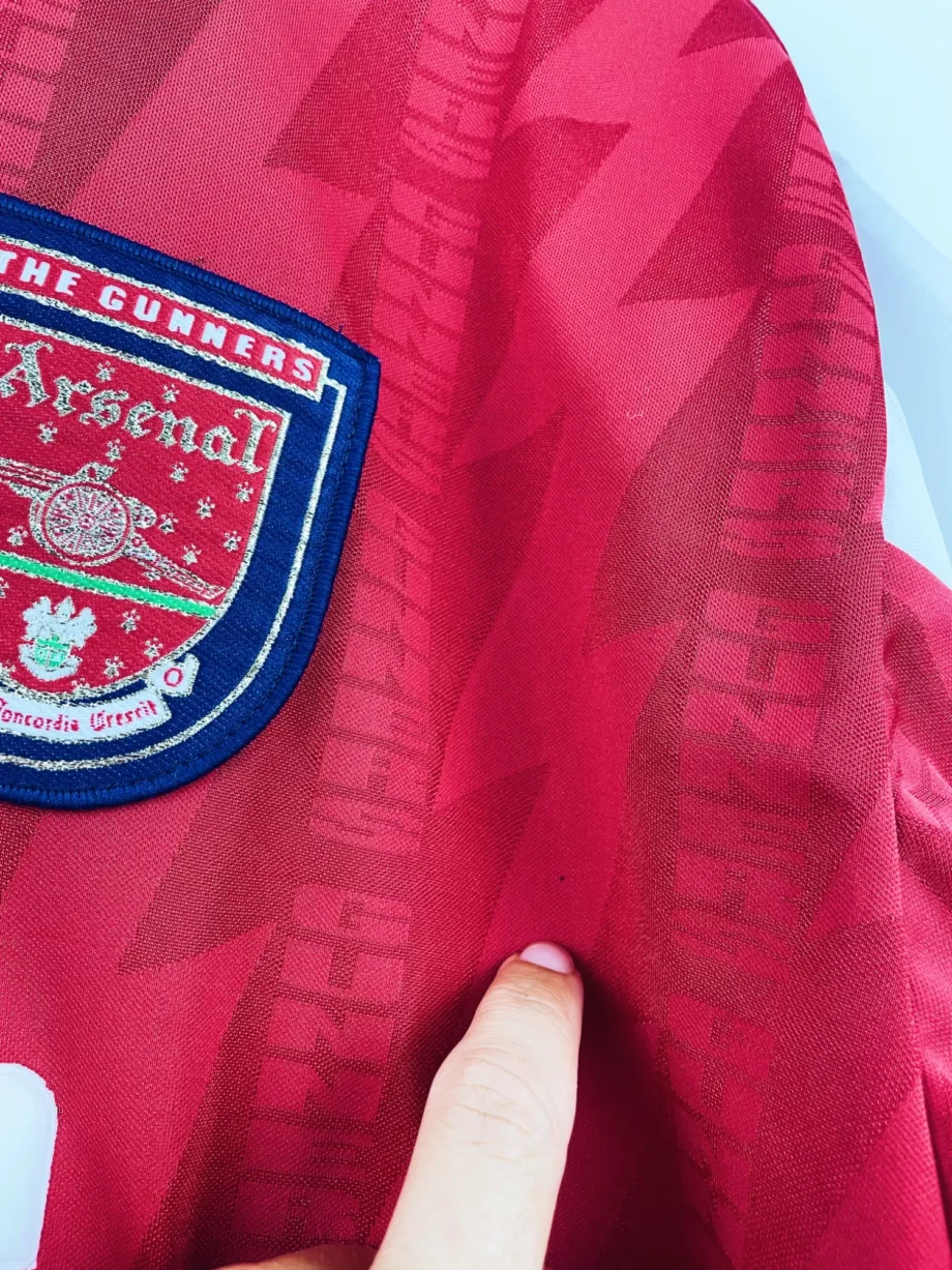 maillot vintage domicile Arsenal 1994/1996