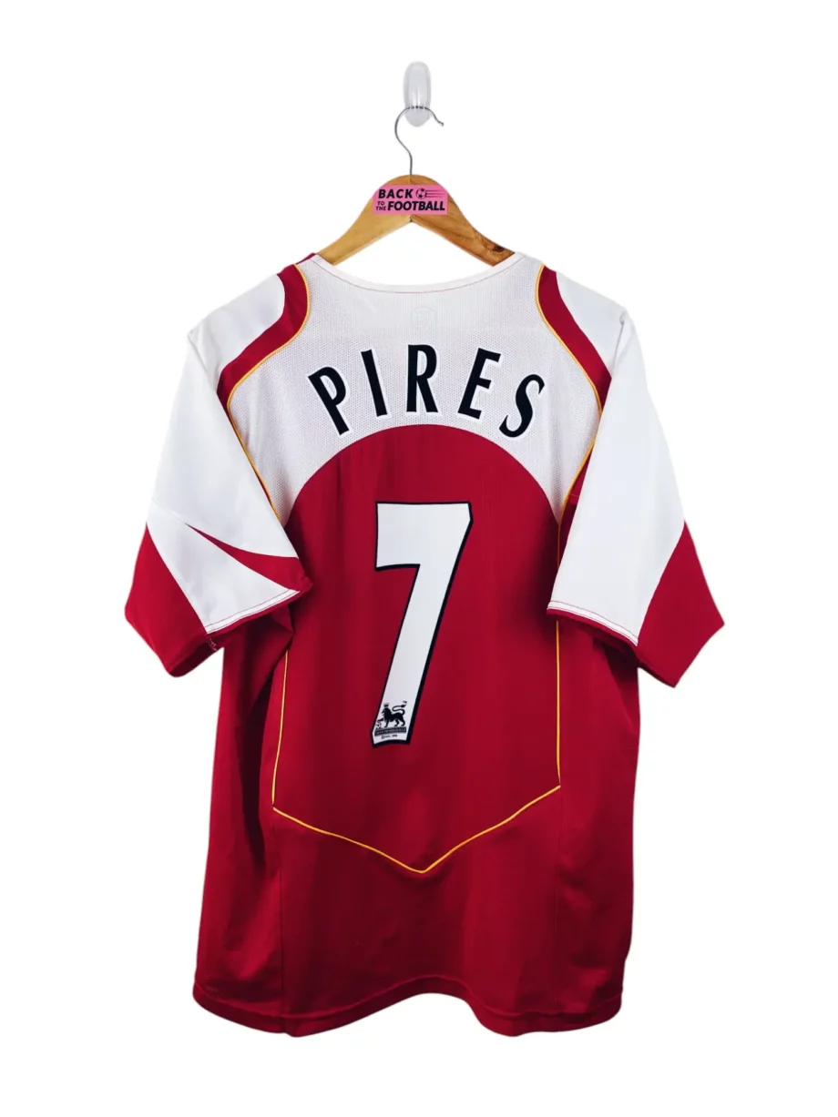 maillot vintage domicile Arsenal 2004/2005 floqué Pires #7