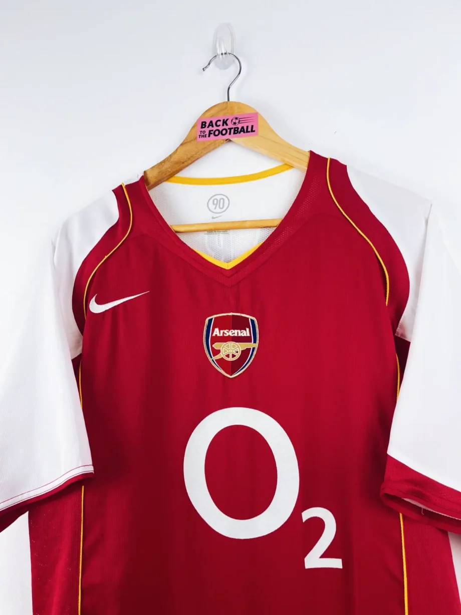 maillot vintage domicile Arsenal 2004/2005 floqué Pires #7
