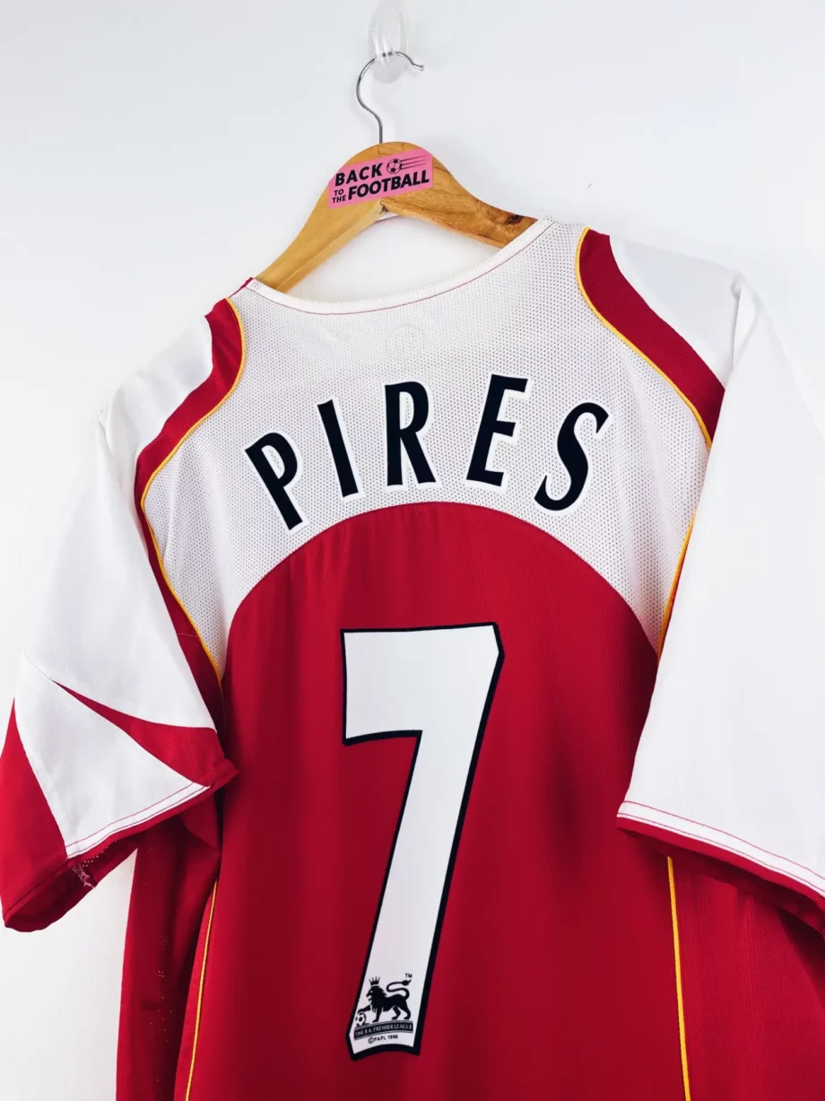 maillot vintage domicile Arsenal 2004/2005 floqué Pires #7