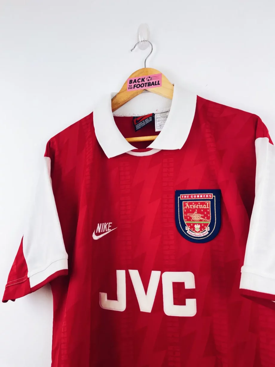 maillot vintage domicile Arsenal 1994/1996