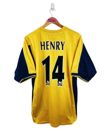 maillot vintage extérieur Arsenal 1999/2000 floqué Henry #14