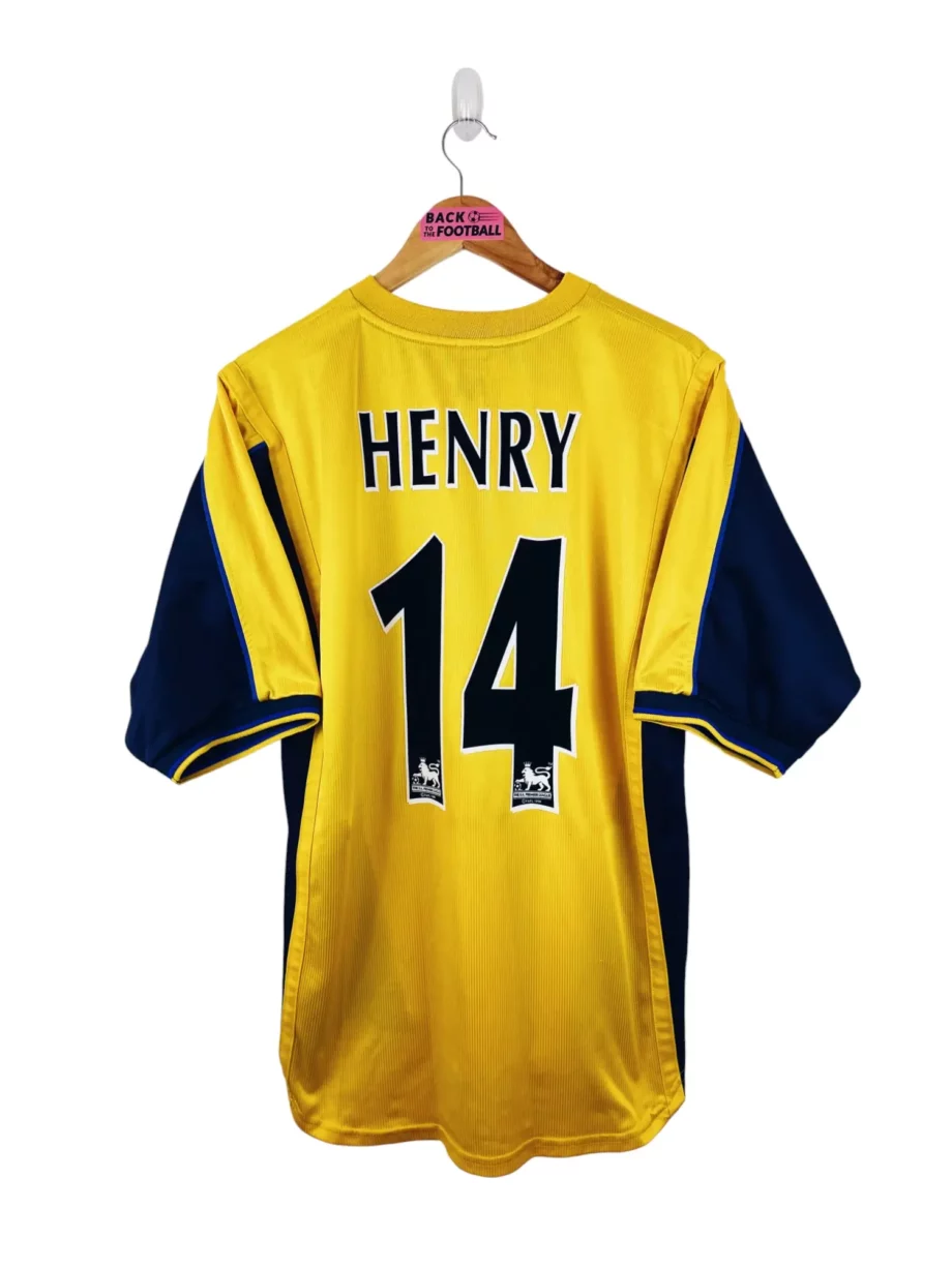 maillot vintage extérieur Arsenal 1999/2000 floqué Henry #14