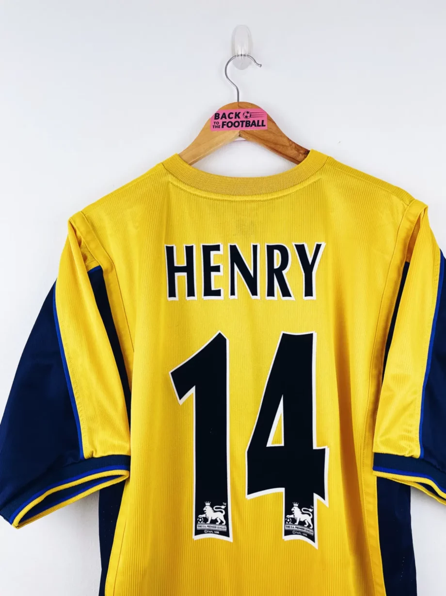 maillot vintage extérieur Arsenal 1999/2000 floqué Henry #14