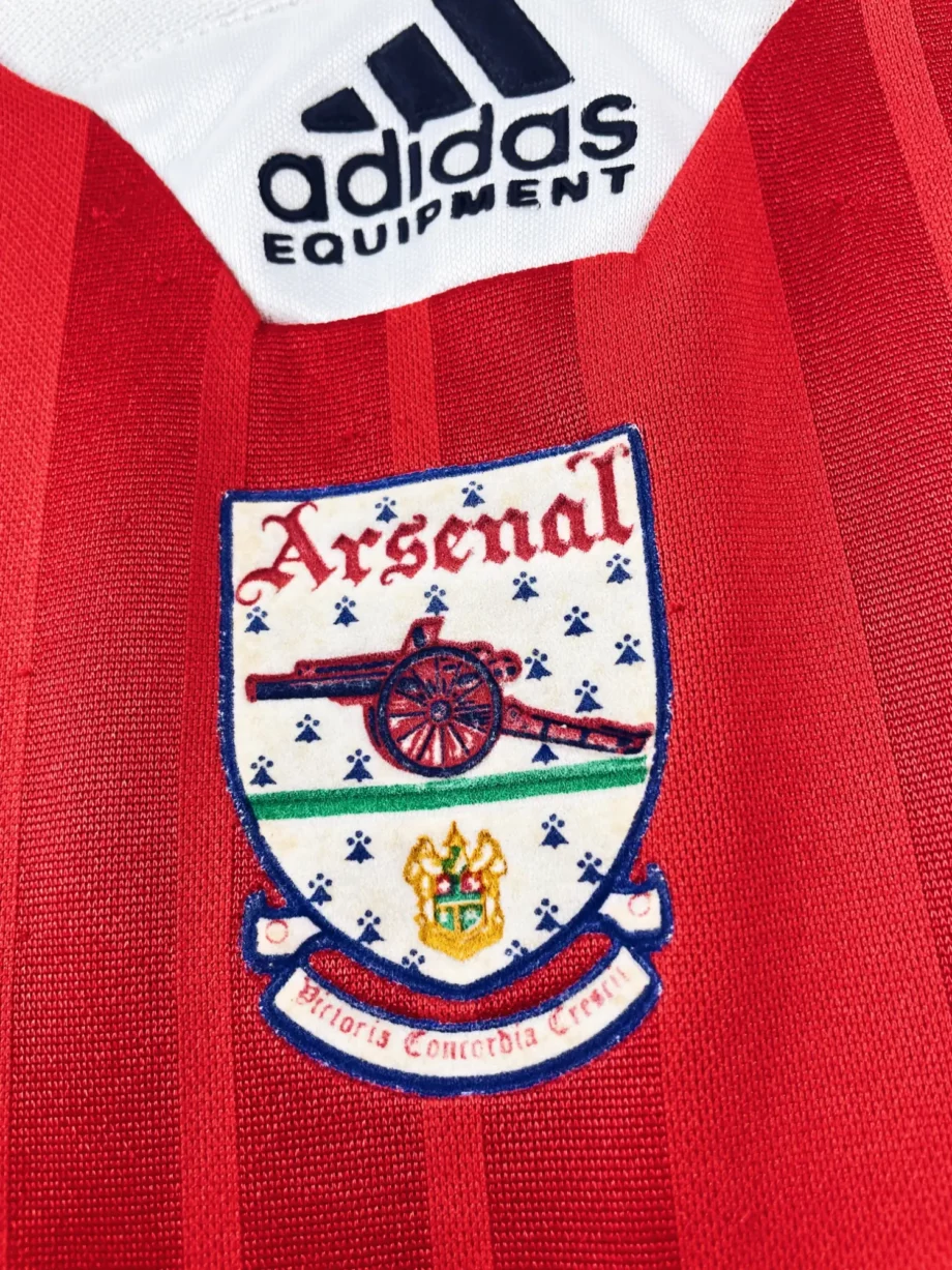maillot vintage domicile Arsenal 1992/1994