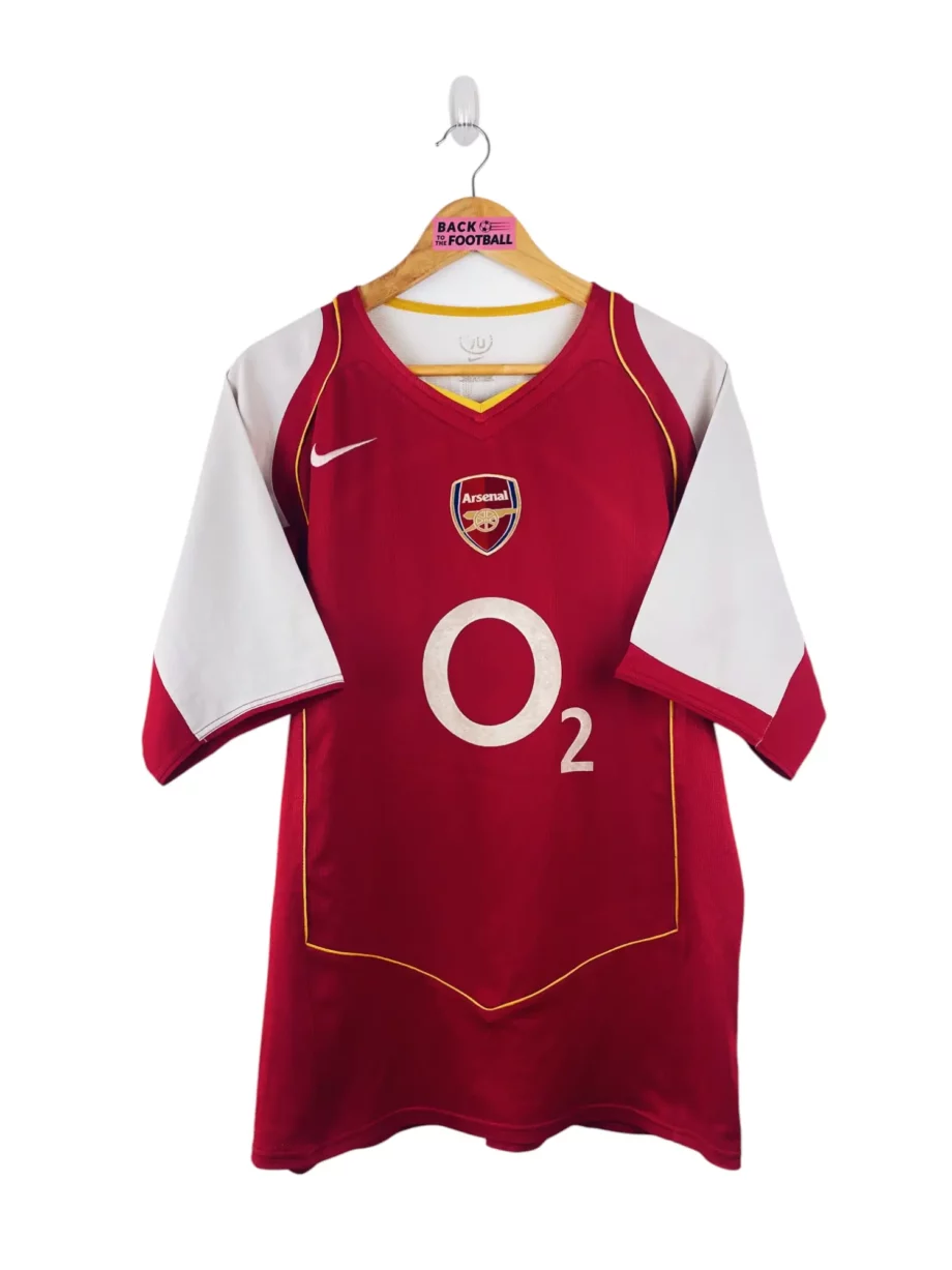 maillot vintage domicile Arsenal 2004/2005 floqué Henry #14