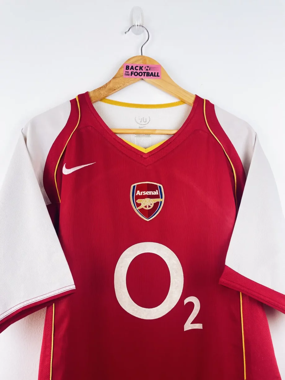 maillot vintage domicile Arsenal 2004/2005 floqué Henry #14