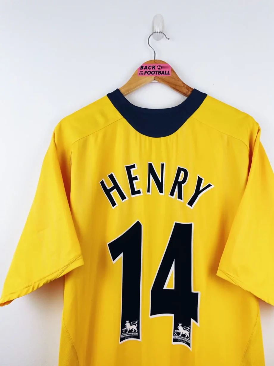 maillot vintage extérieur Arsenal 2005/2006 floqué Henry #14