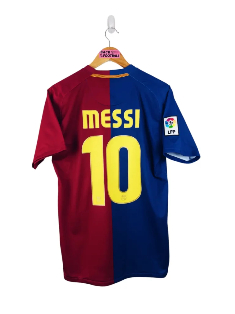 Maillot Domicile FC Barcelone 2008/2009 #11 Bojan - Taille 16/18 Adulte - Occasion