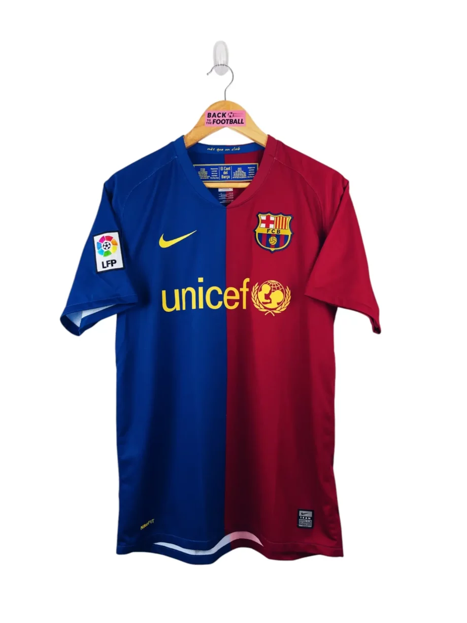 maillot vintage domicile Barcelone 2008/2009 floqué Messi #10