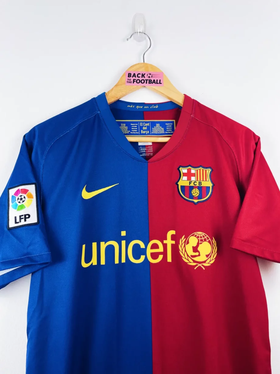 maillot vintage domicile Barcelone 2008/2009 floqué Messi #10