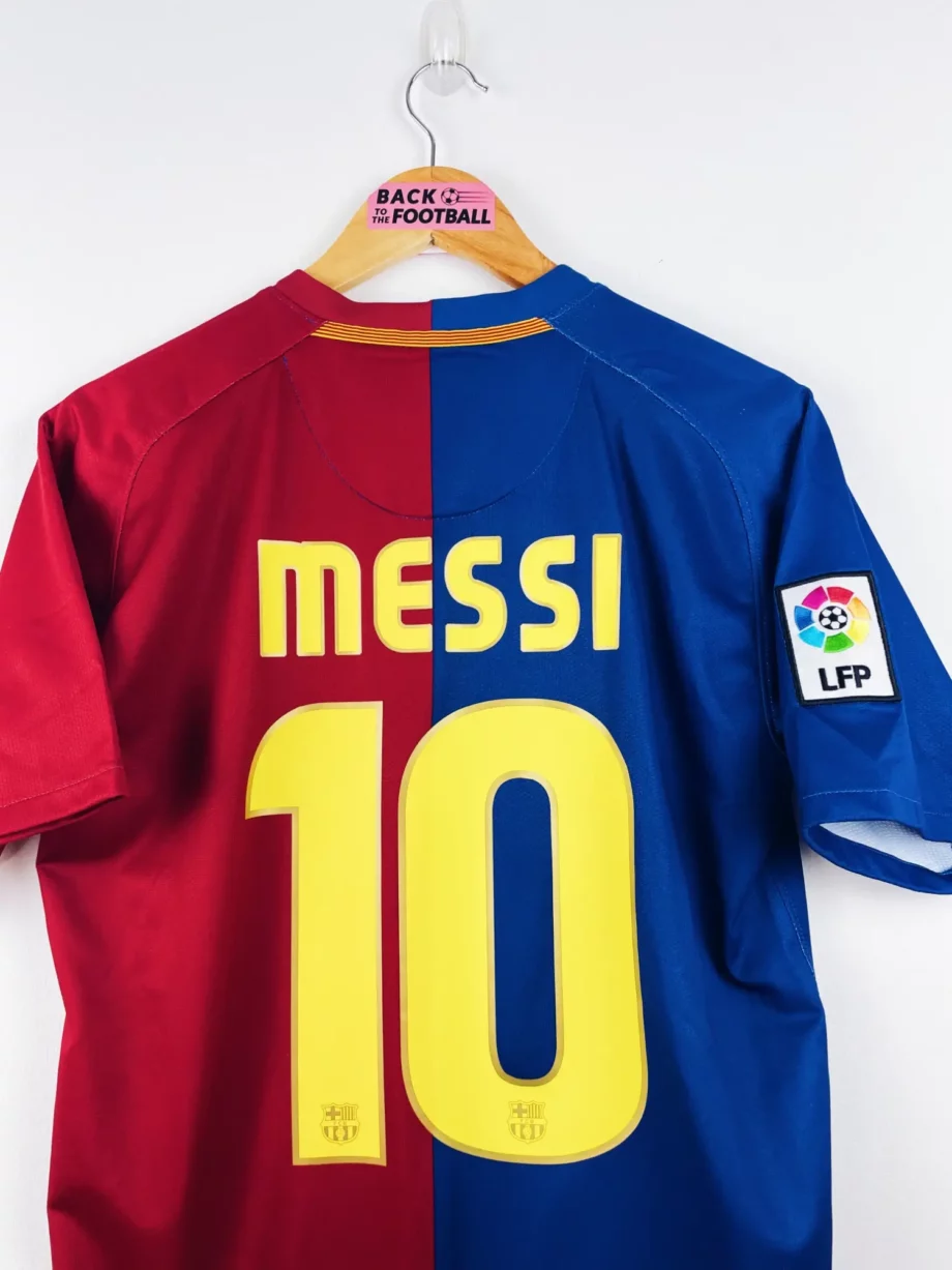 maillot vintage domicile Barcelone 2008/2009 floqué Messi #10