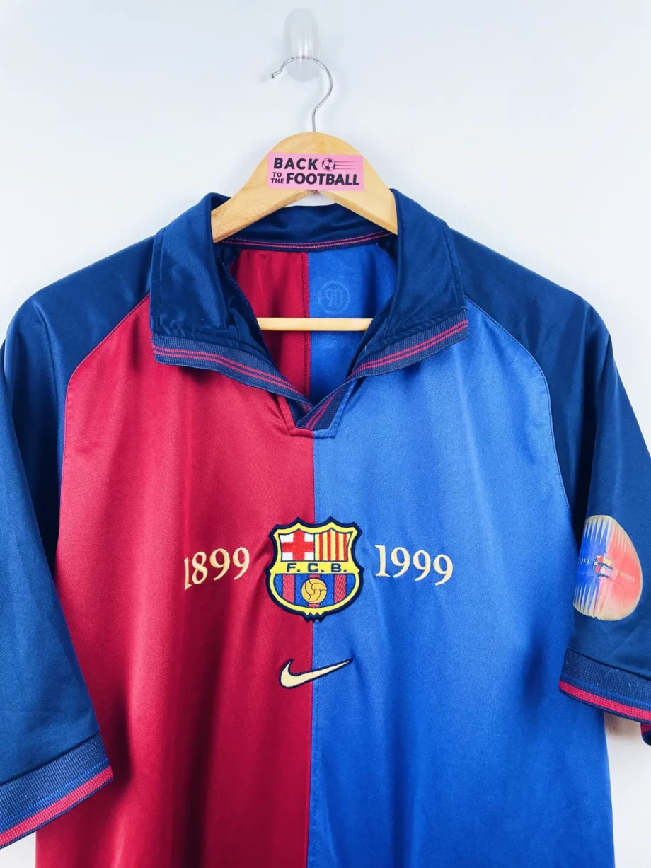 maillot vintage domicile Barcelone 1999/2000 centenaire