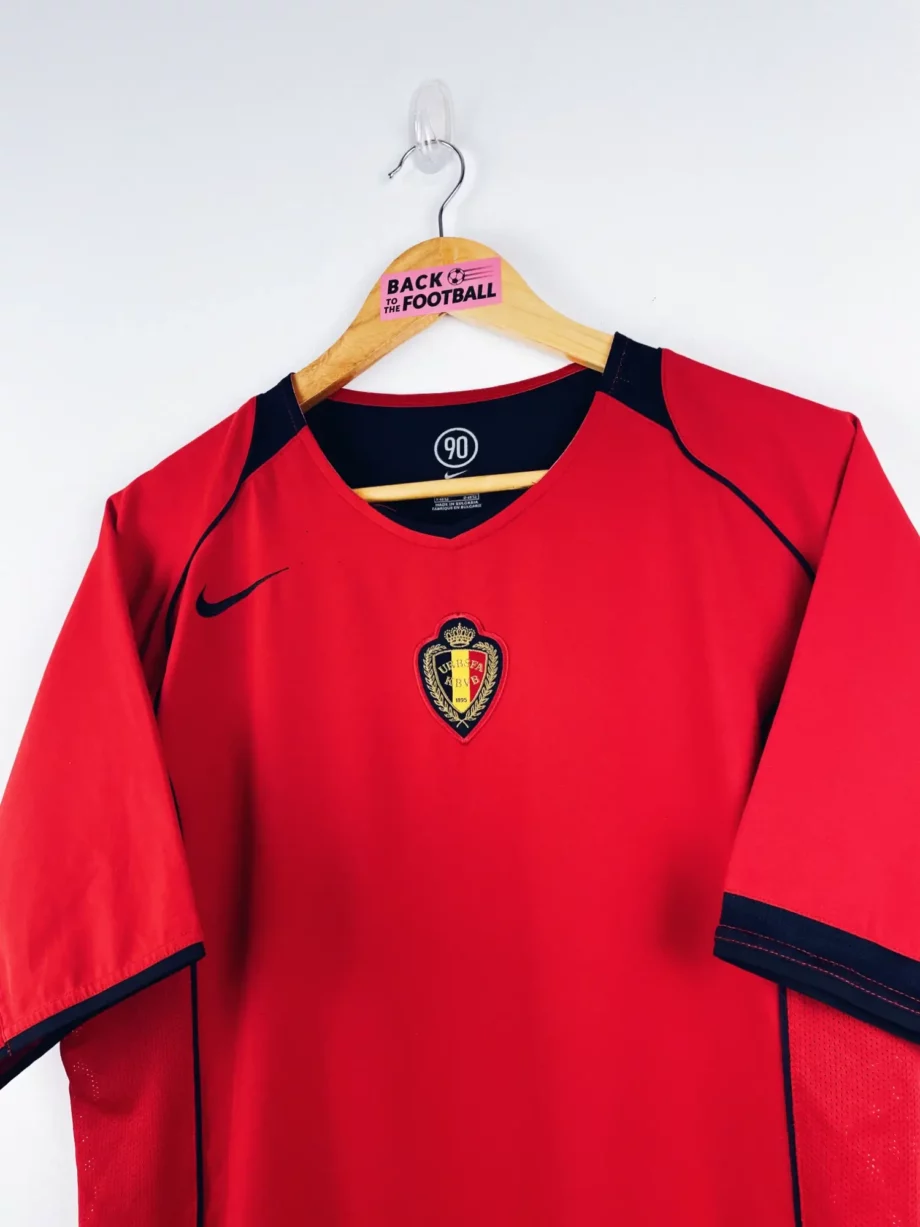 maillot vintage domicile Belgique 2004