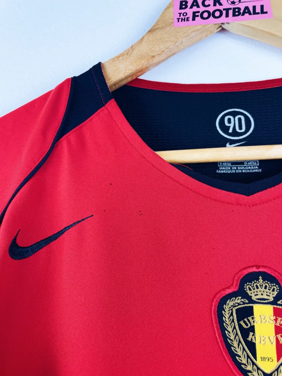 maillot vintage domicile Belgique 2004