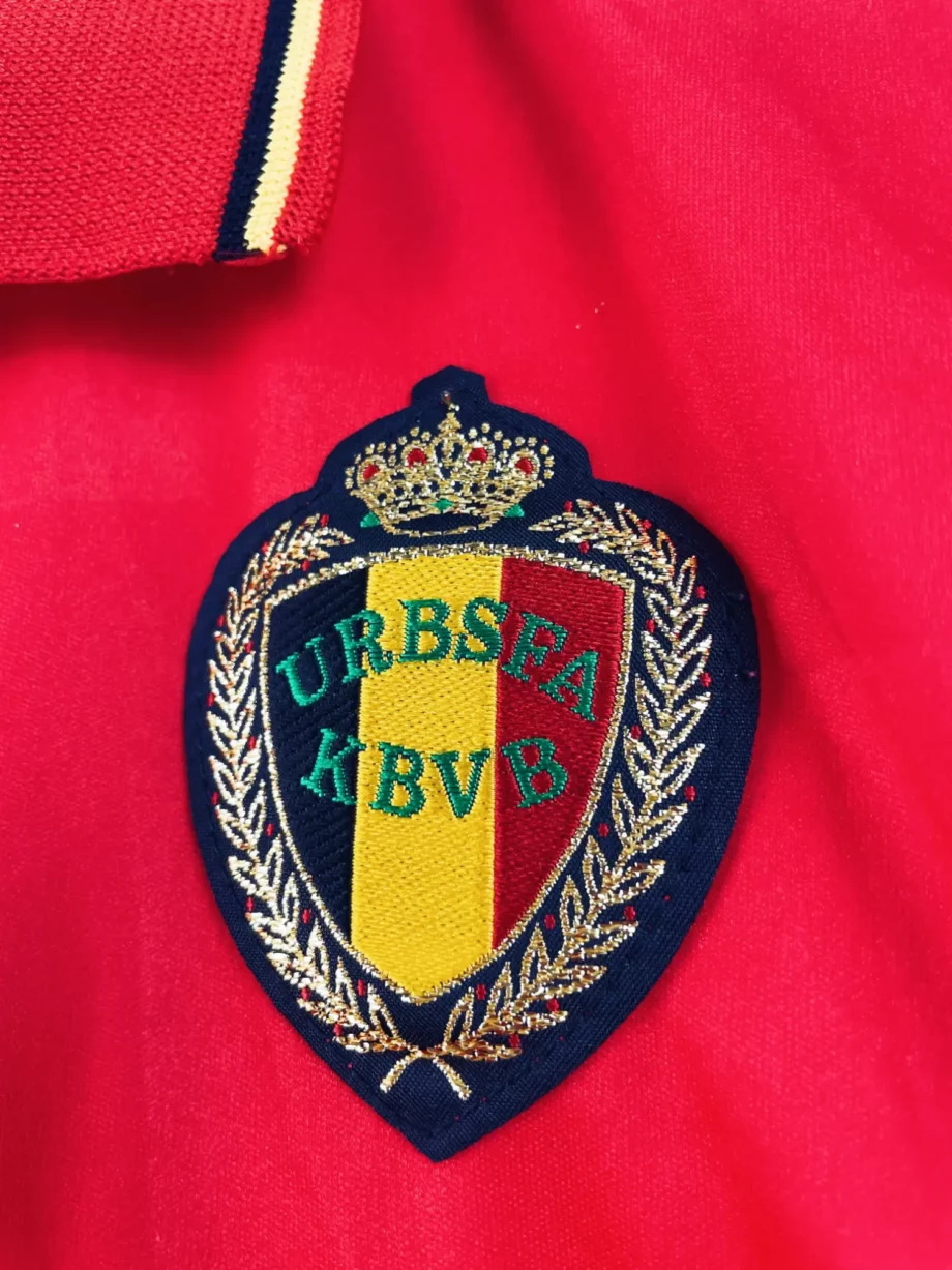 maillot vintage domicile Belgique 1992 manches longues