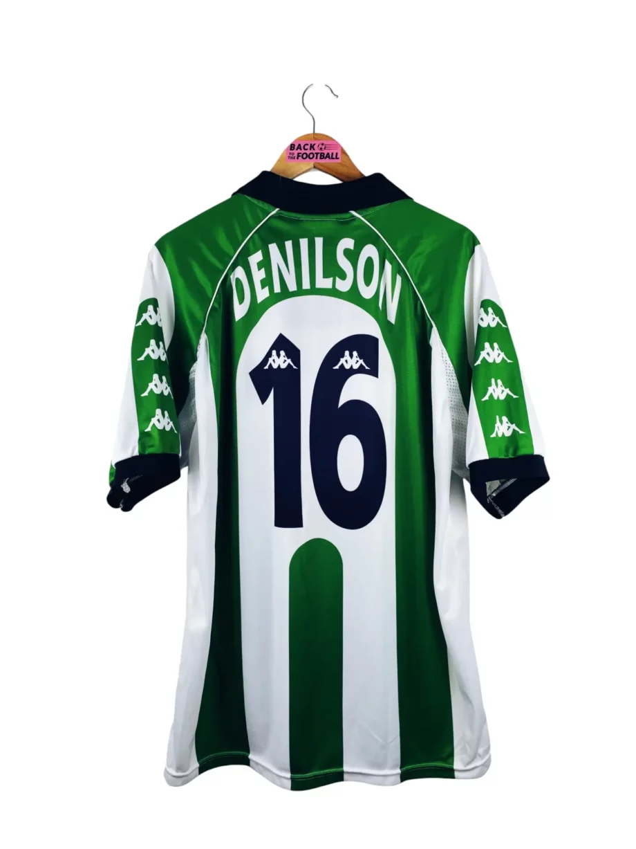 maillot vintage domicile Real Betis Seville 1998/1999 floqué Denilson #16