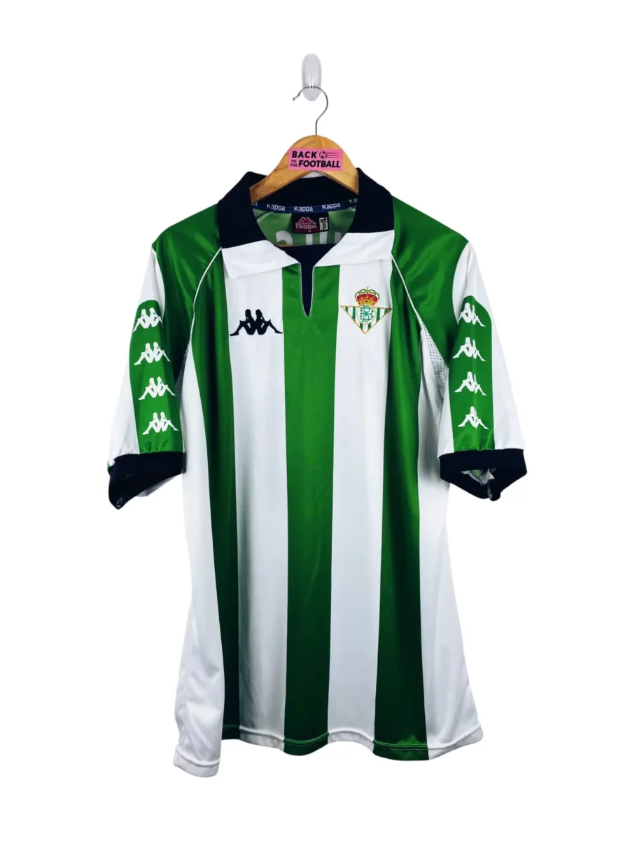 maillot vintage domicile Real Betis Seville 1998/1999 floqué Denilson #16
