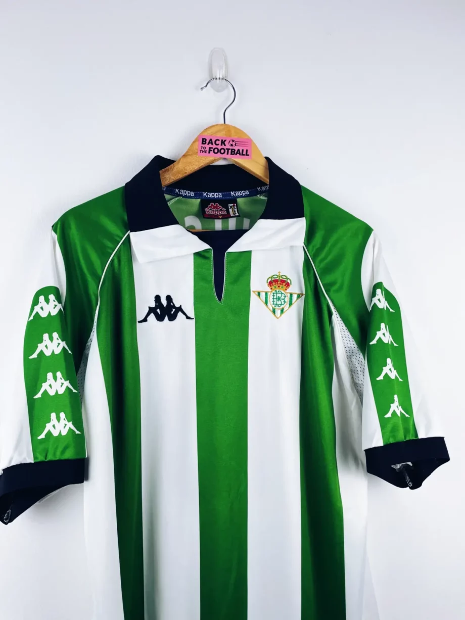 maillot vintage domicile Real Betis Seville 1998/1999 floqué Denilson #16