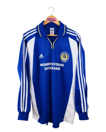maillot vintage extérieur Dynamo Kiev 2001/2002 manches longues