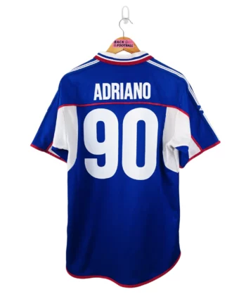 maillot vintage domicile Fiorentina 2001/2002 floqué Adriano #90
