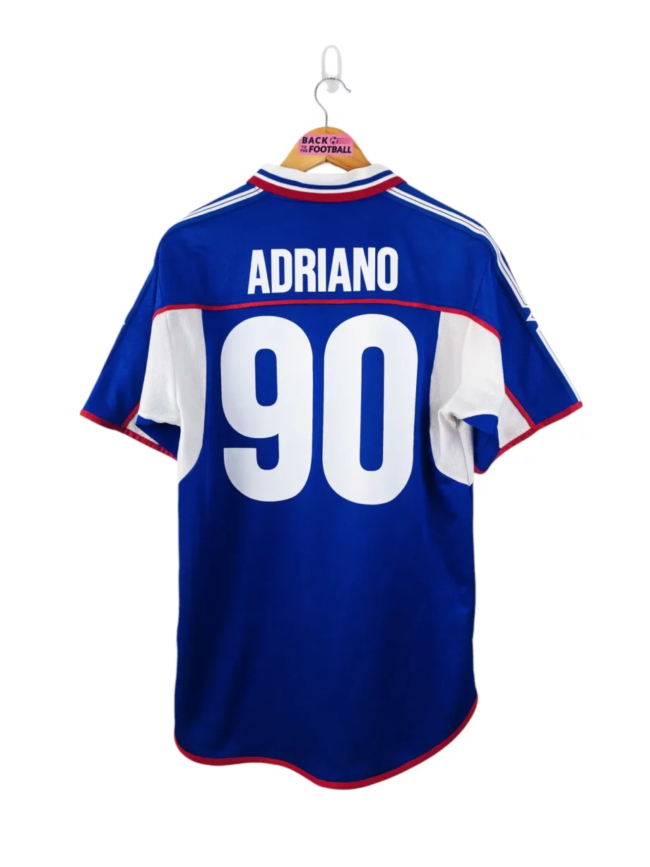 maillot vintage domicile Fiorentina 2001/2002 floqué Adriano #90
