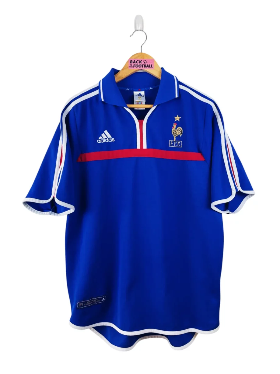 maillot vintage domicile équipe de France 2000