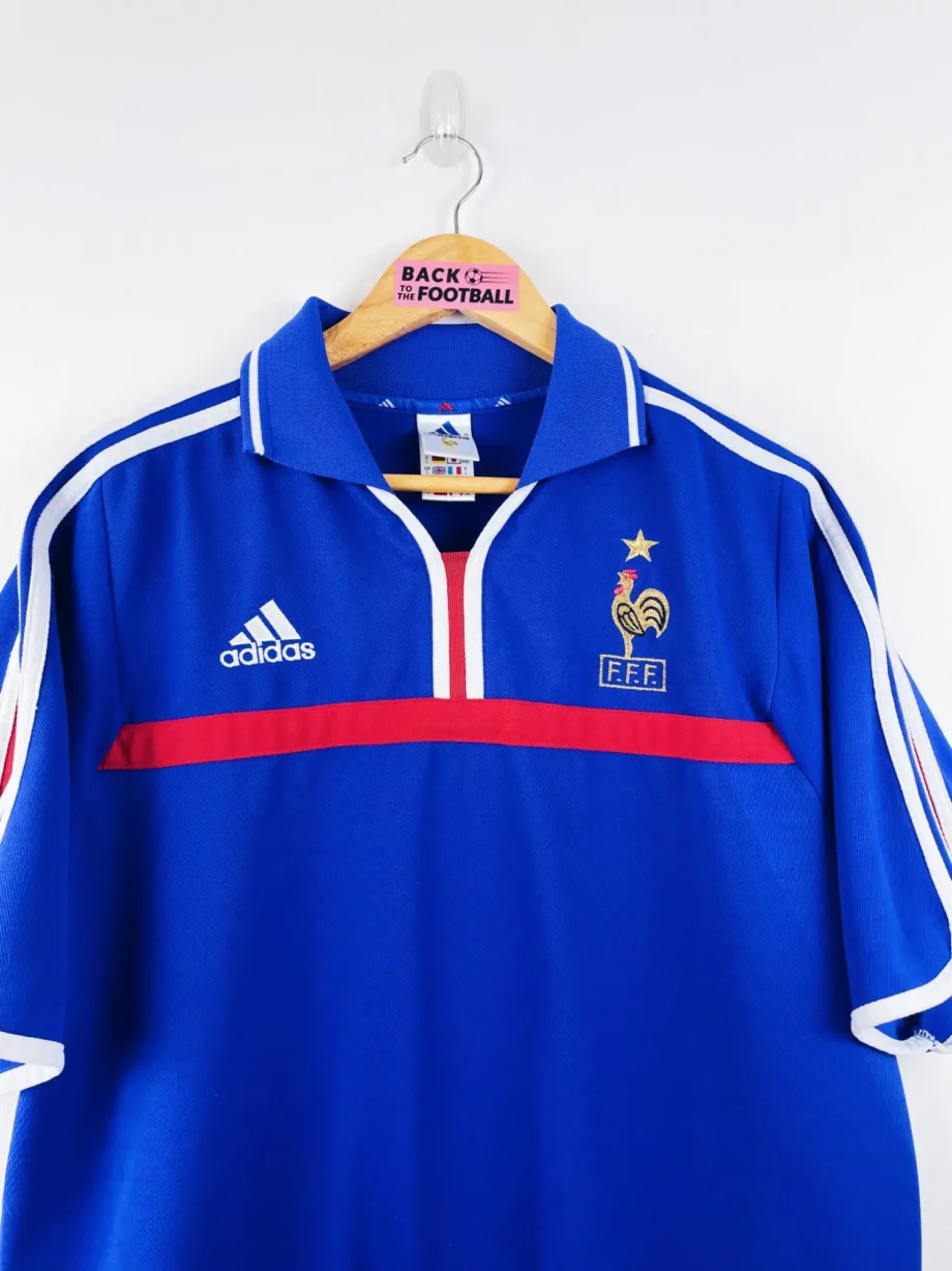 maillot vintage domicile équipe de France 2000